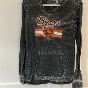 Chicago Bears long sleeve Tee with hood
